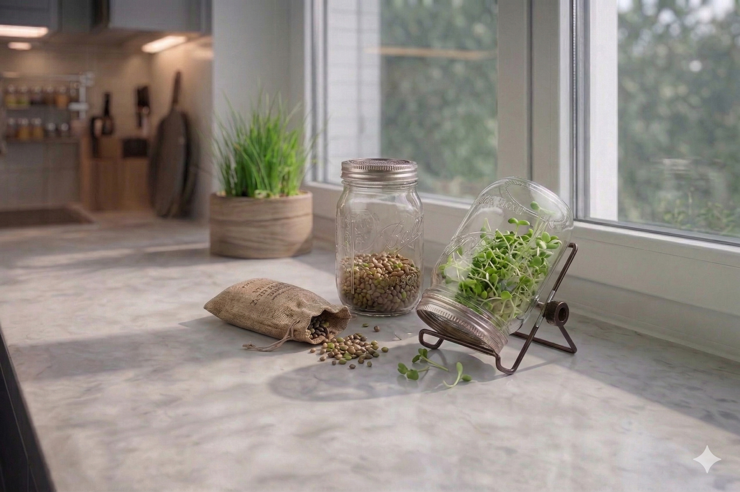 TinyHarvest Seed Jar